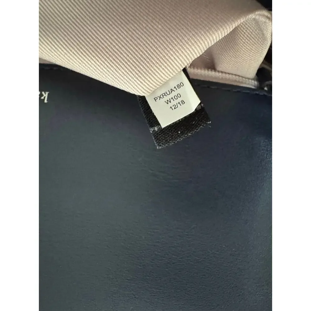 Kate Spade Denim Amelia Jeweled Shoulder Bag w/ Crystal Spade - Picture 11 of 16